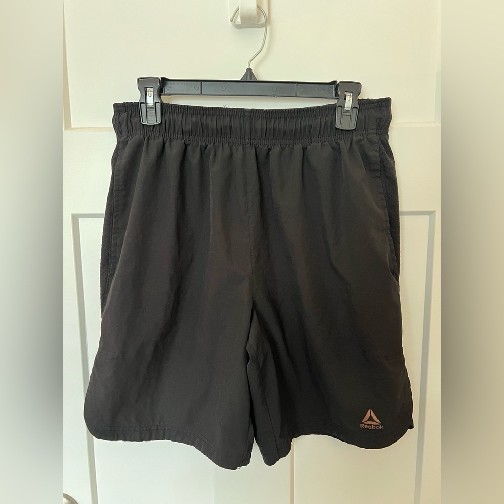 Reebok Men's Black Athletic Shorts